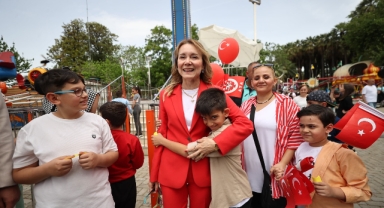Başkan Mutlu’dan çocuklara lunapark sürprizi