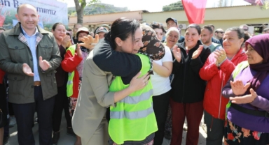 Başkan Sengel, belediye emekçileriyle bayramlaştı 