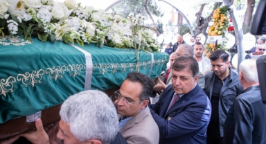 Başkan Tugay, Mine Piriştina’nın cenaze törenine katıldı