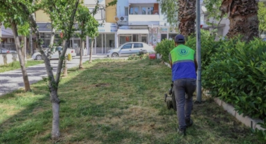 Buca’nın parklarında yaza hazırlık