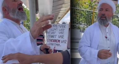 İZBAN'da tebliğci polemiği! 'Cehennemde yanacaksın' diye taciz etti iddiası