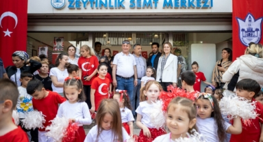 Konak'ta 23 Nisan coşkusu erken başladı