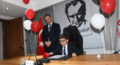 Küçük başkandan Filistin mesajı