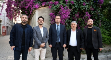 Başkan Eşki sabah mesaisinde