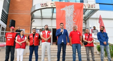 Başkan Yıldız; “ Mücadelemiz emeğin karşılığı için”