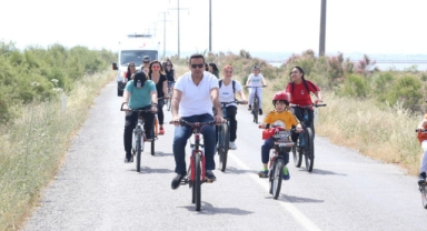 Çiğlili Bisikletseverler 19 Mayıs için Pedal Çevirdi