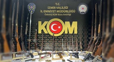 İzmir'de antika silah kaçakçılığı operasyonu