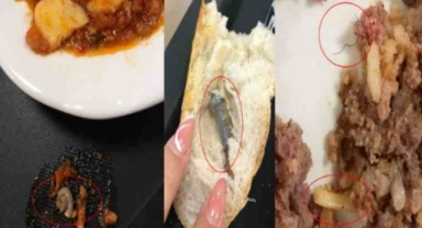  Öğrenciler yardım istedi... KYK yurdunda hijyenden uzak yemekler