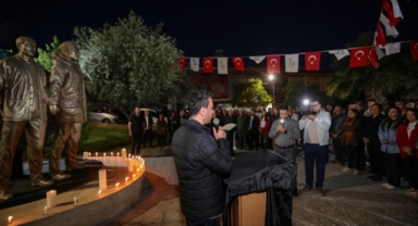 Üç fidan Bayraklı’da anıldı