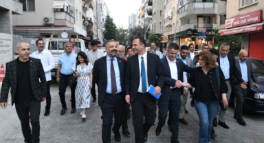 Aslanoğlu da Başkan Eşki’nin sabah mesaisine katıldı