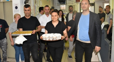 Başkan Eşki’den tatlı teşekkür