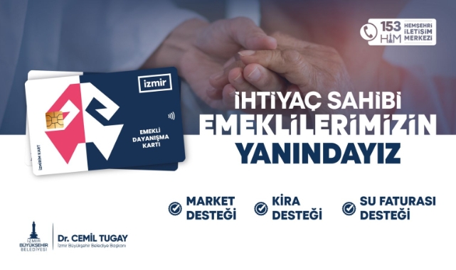 Başkan Tugay açıkladı: Büyükşehir'den emeklilere su faturası, market ve kira desteği