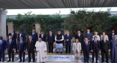 Cumhurbaşkanı Erdoğan G7 zirvesi için İtalya'da