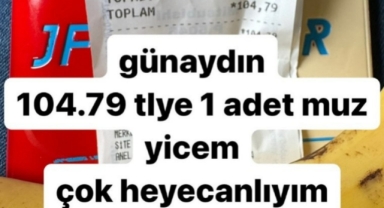 Farah Zeynep Abdullah'tan 'muz fiyatı' tepkisi