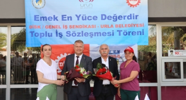 Urla’da TİS sevinci... Başkan Balkan: “İşçimizi enflasyona ezdirmedik”