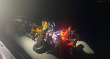 Yunanistan'a kaçıyorlardı: Bodrum'da 21 düzensiz göçmen yakalandı