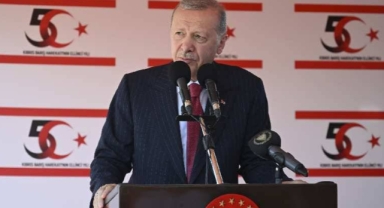 Erdoğan Kıbrıs'ta konuştu: Kalıcı barışı sağlamak uzatılan hiçbir eli havada bırakmayız