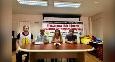 İzmir'de kamu emekçilerinden hükümete tepki