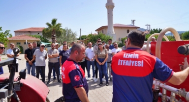 İzmir’in köyleri itfaiye üssü oluyor