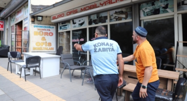 Konak zabıtasından İkiçeşmelik’te sıkı denetim