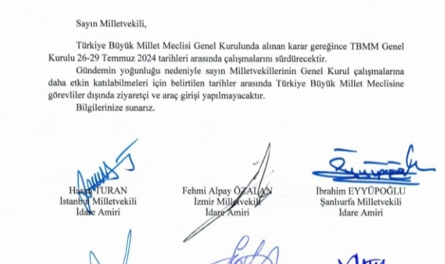 Meclis'e ziyaretçi girişi yasaklandı