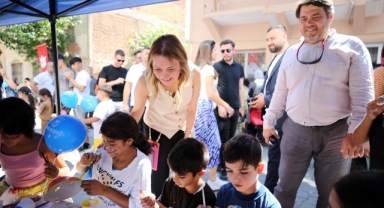 ‘Mutlu Çocuklar Sokağı’ ile Konak’ta sokaklar çocukların oyun alanı oldu