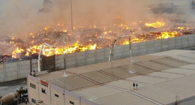 Söke'de kağıt fabrikasında çıkmıştı... Yangında 4. gün