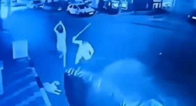 Uyuyan köpeğe vahşi saldırı: Baba-oğul gözaltında