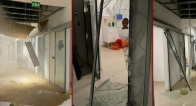 45 günde yapılmasıyla övünülmüştü… Prof. Dr. Murat Dilmener Acil Durum Hastanesi’nde tavan çöktü