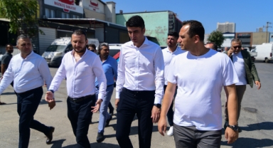 Başkan Eşki ve İZSU Genel Müdürü Erdoğan’dan inceleme turu