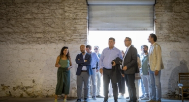 Başkan Tugay ve Mahir Polat'tan Basmane ziyareti 