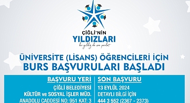 Çiğli'de Üniversite Burs Başvuruları başladı