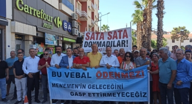 Menemen Belediyesi’ne arazi satışı çıkışı: “Toprağımdan uzak dur!”