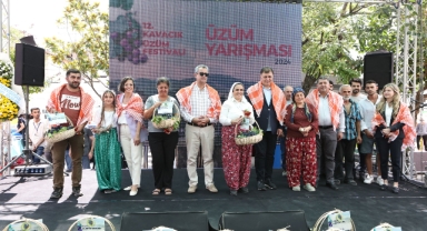 12. Kavacık Üzüm Festivali renkli görüntülerle başladı