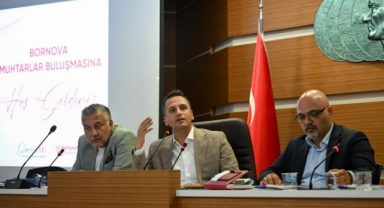 Başkan Eşki muhtarlarla buluştu: “Bornova’nın her noktasında çalışıyoruz”