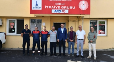 Başkan Yıldız’dan Çiğli itfaiyesine anlamlı ziyaret
