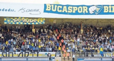 Buca'da taraftar takımına sahip çıkıyor