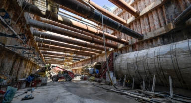 Buca Metrosu’nda tempo arttı 5,1 kilometre tünel açıldı