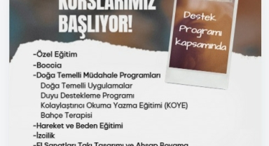 Engelli yurttaşlar için kurs dönemi başlıyor