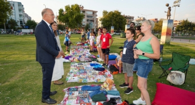 Gaziemir’in çevreci çocukları görev başında