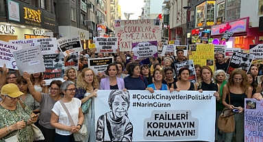 İzmir'de kadınlar Narin için sokaktaydı: 