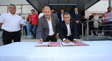 Menderes’te emekten yana sözleşmeler imzalandı