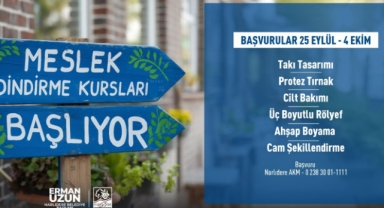 Narlıdere Meslek Edindirme Kursları başlıyor: Son başvuru 4 Ekim! 