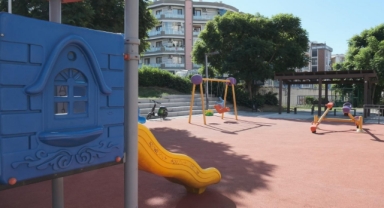 14 ilçede 84 park ve spor alanının zemini yenilendi