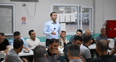 Başkan Eşki, temizlik işçileriyle bir araya geldi