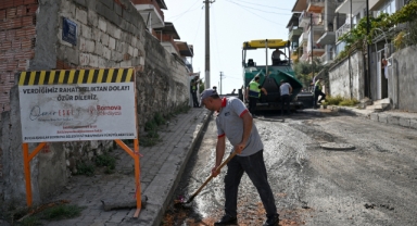 Bornova'da asfalt seferberliği
