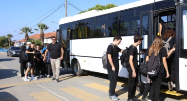 Güzelbahçe Belediyesi’nden ücretsiz okul servisi