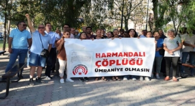 Harmandalı Çöplüğü eylemi kaymakamlığa takıldı: “Yasağı hala oraya çöp dökenlere koyun!” 