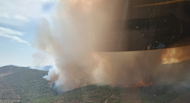 İzmir’de korkutan yangın: Çöplükte başladı, ormana sıçradı!