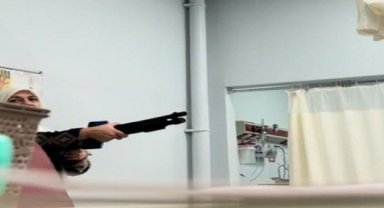 Kahramanmaraş'ta korku dolu anlar: Pompalı tüfekle hastaneye girdi